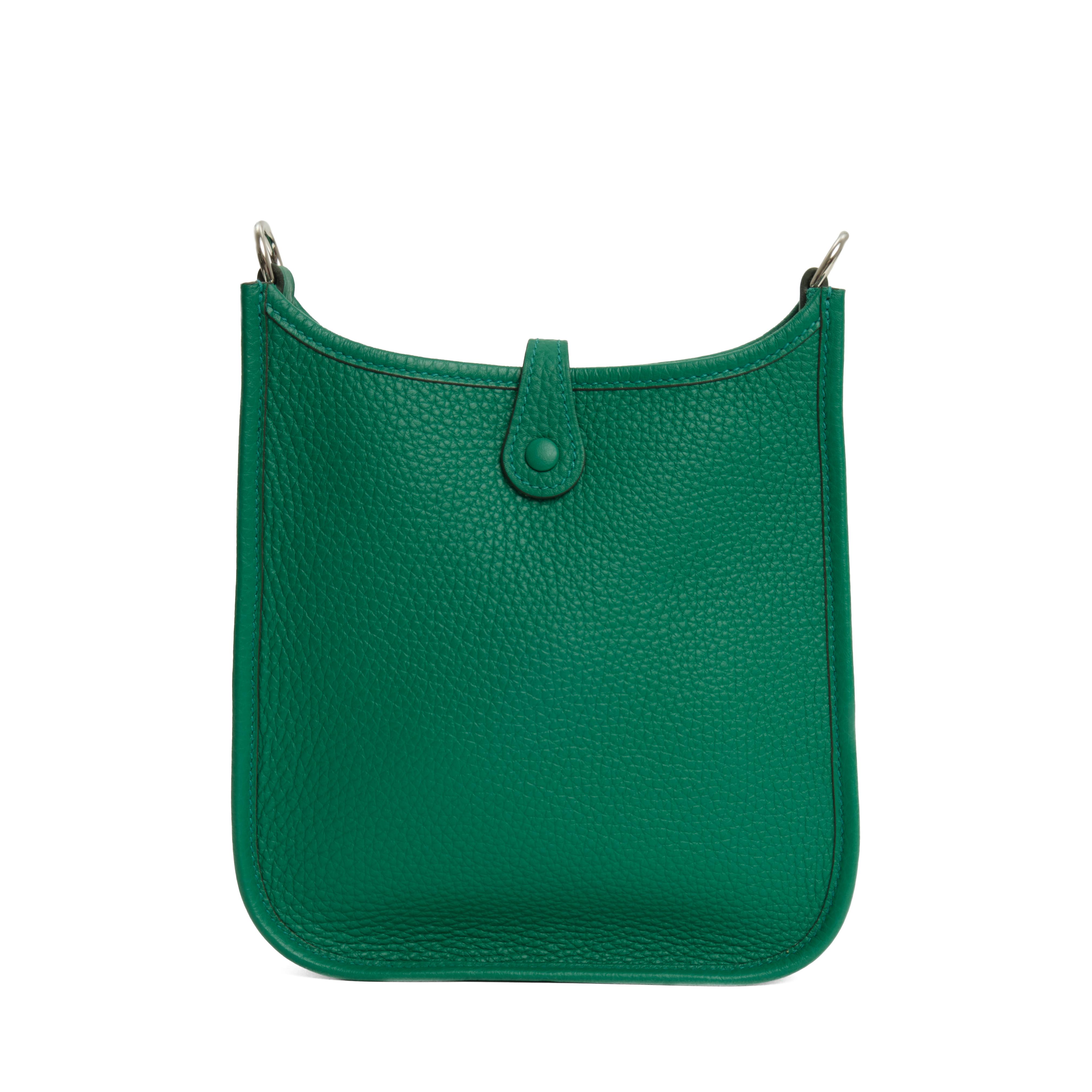 Mini Evelyne 16 vert vertigo taurillon clemence PHW