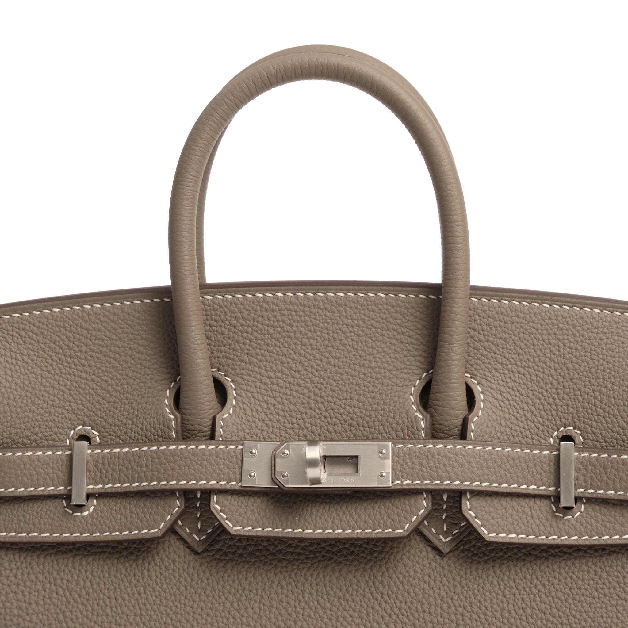 HERMÈS Birkin 25 Etoupe Togo