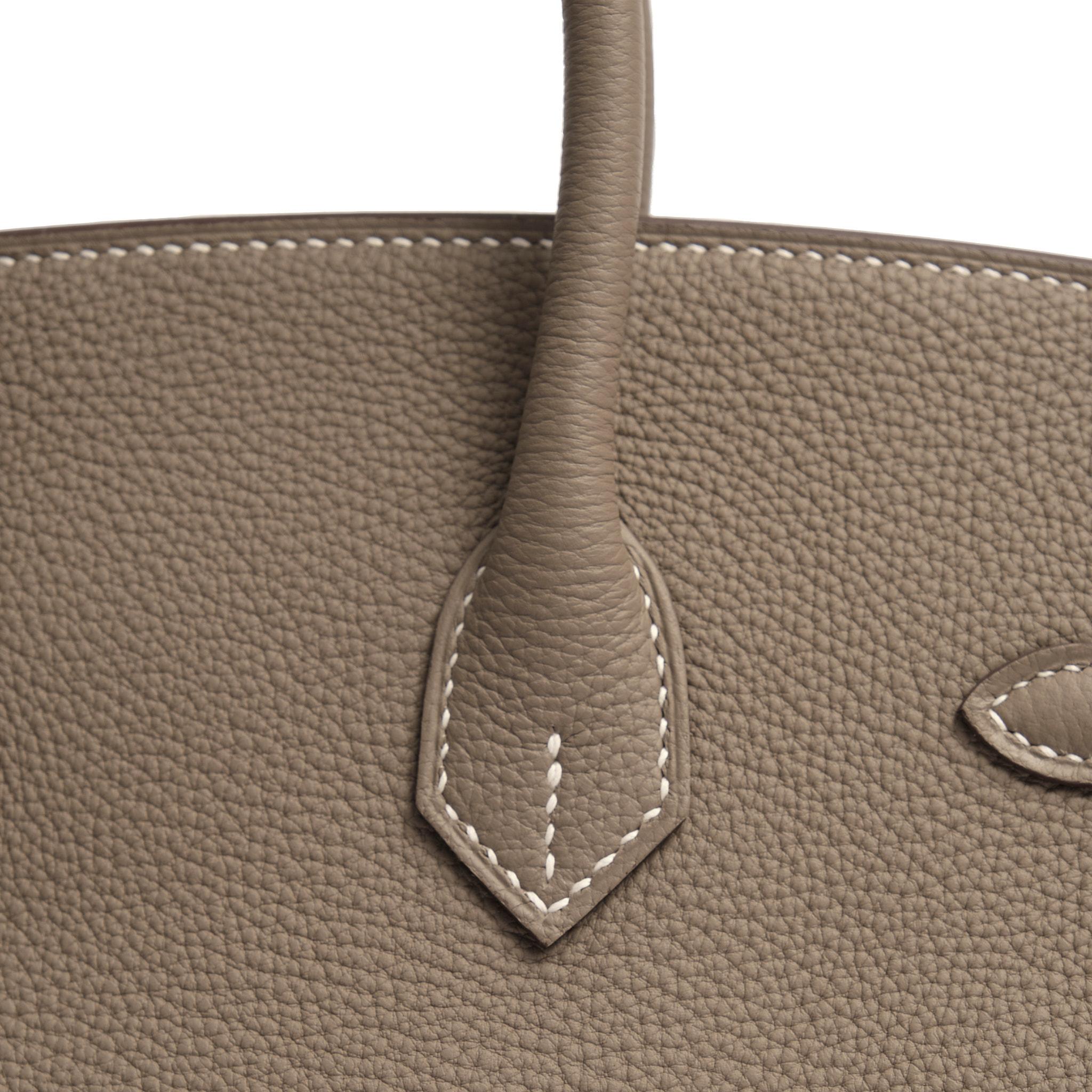 HERMÈS Birkin 25 Etoupe Togo